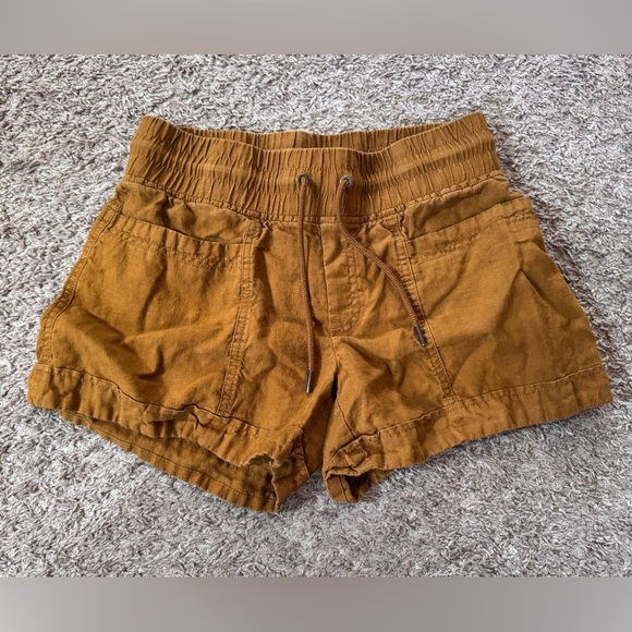 Athleta Women's Size 0 Cabo Linen 4" Shorts Brown - Picture 1 of 4